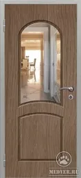 Стальная дверь с зеркалом-140